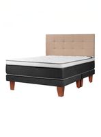 Cama Europea Everest Cobre King Respaldo Aragón