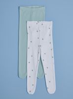 Panty Bipack Estampada y Lisa a Juego