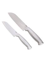 Set de Cuchillos Santoku Acero Inox Baldwyn 2 Piezas