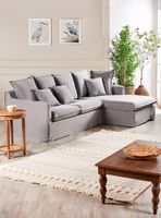 Sofá Seccional Santorini Derecho 4 Cuerpos Lino