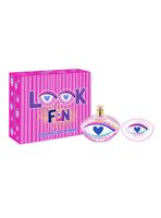Set Perfume Look Fun EDT Mujer 80ml + Stickers Rostro