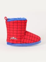 Pantufla Bota Estampado Telaraña Hombre Araña Niño