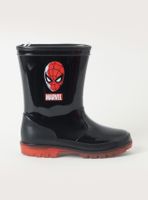 Bota de Agua Niño Luces  Mascara Spiderman