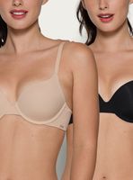 Pack 2 Sostén Push Up Microfibra Belle