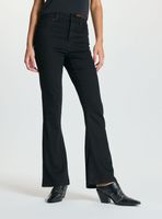 Jeans Básico 5 Bolsillos Flare Tiro Medio