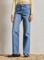 Jeans Straight Lavados Clásicos