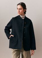 Abrigo Botones con Lana