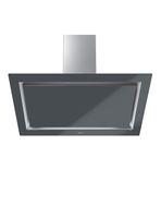 Campana Decorativa Vertical DLV 98660 TOS ST Cristal Gris