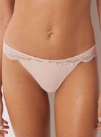 Calzón Brasileño Microfibra y Encaje