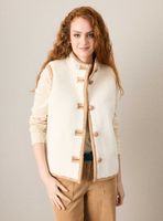 Chaqueta sin Mangas de Chiporro y Forro Agamuzado