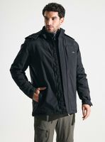 Parka Técnica Resistente Al Agua Gorro Desmontable