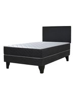 Cama Europea Cadiz 1.5 Plazas x190 cm + Respaldo Nuit