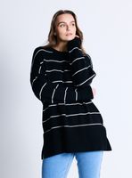 Sweater Listado con Lurex