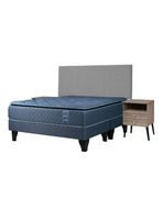 Cama Europea Merci King Base Dividida + Respaldo y Veladores