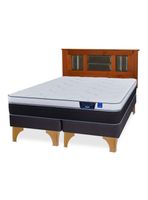 Cama Europea Nexus King + Respaldo Lorraine