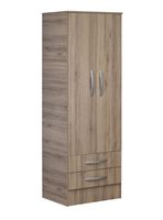 Closet 2 Puertas 2 Cajones Roble Santana