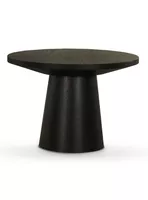 Mesa de Centro Redonda Blackburn 55.8x55.8 cm Negro