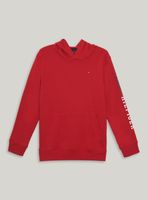 Polerón con Diseño en Manga Rojo