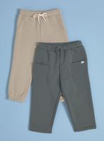 Pantalón Bipack con Cordón y Otro con Bolsillos Cargo