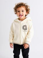 Polerón con Capucha y Aplicación Delantera