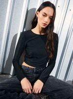 Polera Manga Larga Brillos