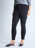 Jeans Skinny Pretina Control Abdomen Curvy