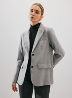 Blazer con Botón y Bolsillos