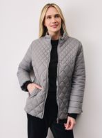 Parka Quilt Diamante Largo a la Cadera