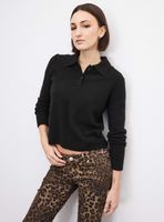 Sweater Cuello Polo Botón