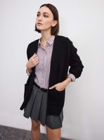 Chaleco Cárdigan Largo con Botones