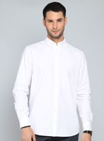 Camisa Casual Oxford Spandex Manga Larga