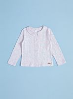 Polera Full Estampada con Cuello Niña