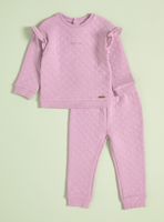 Conjunto Quilt Dos Piezas con Vuelos