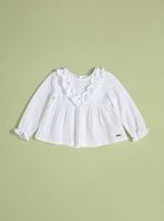 Blusa Gasa con Vuelos