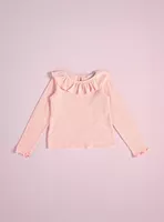 Polera Detalle en Cuello Niña