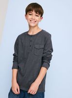 Polera con Bolsillo y Botones