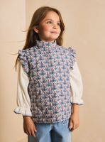 Parka sin Manga Estampada