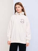 Polerón Hoodie con Focal Print Delantero y Espalda