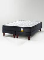 Cama Europea Eurotop Súper King 200x200 cm Drikimp Base Dividida