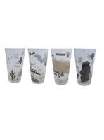 Set de 4 Vasos 490 ml Ciudades Chile