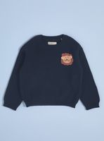 Sweater con Aplicación Frontal