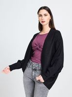 Chaleco Cárdigan Manga Murciélago