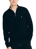 Sweater Logo Bordado Cierre Medio Casual