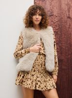 Chaqueta Piel sin Mangas