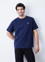Polera Jersey Manga Corta Logo