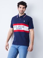 Polera Piqué Logo Front Bloq