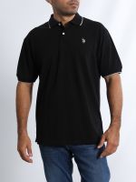 Polera Piqué Logo Bordado Linea en Manga