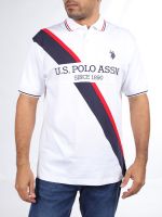 Polera Polo Jersey Linea Diagonal