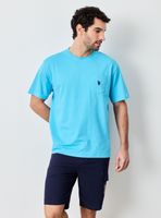 Polera Cuello Redondo Bolsillo