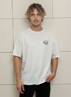 Polera Manga Corta Fist Print Oversize